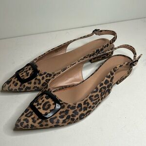 Becca Pointed Toe Slingback Womens Flat